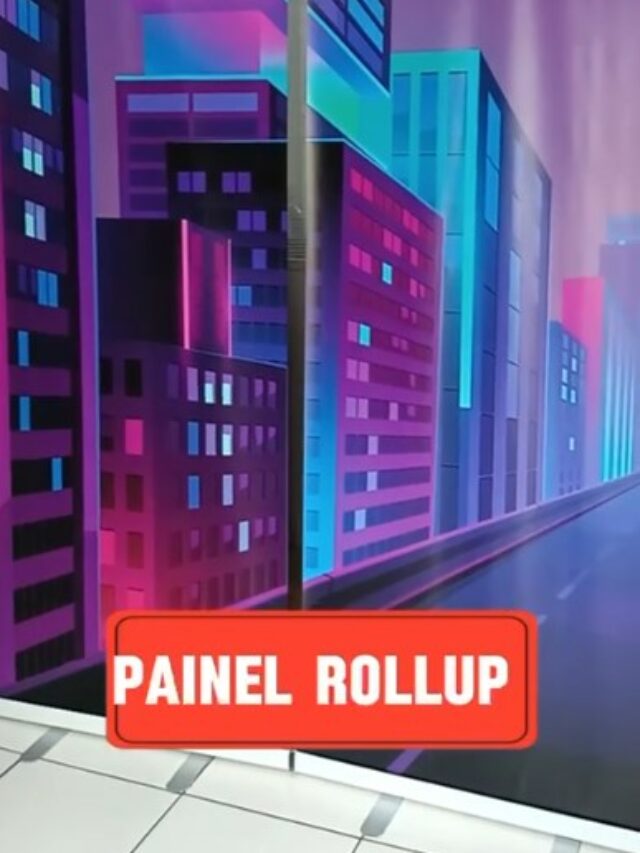 Painel Rollup - Rollup - Roll Up - Suporte de Banner - Porta Banner