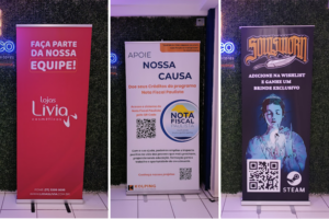 rollups para eventos corporativos